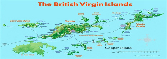 Bvi Cooper Island Map Bvi Cooper Island Map